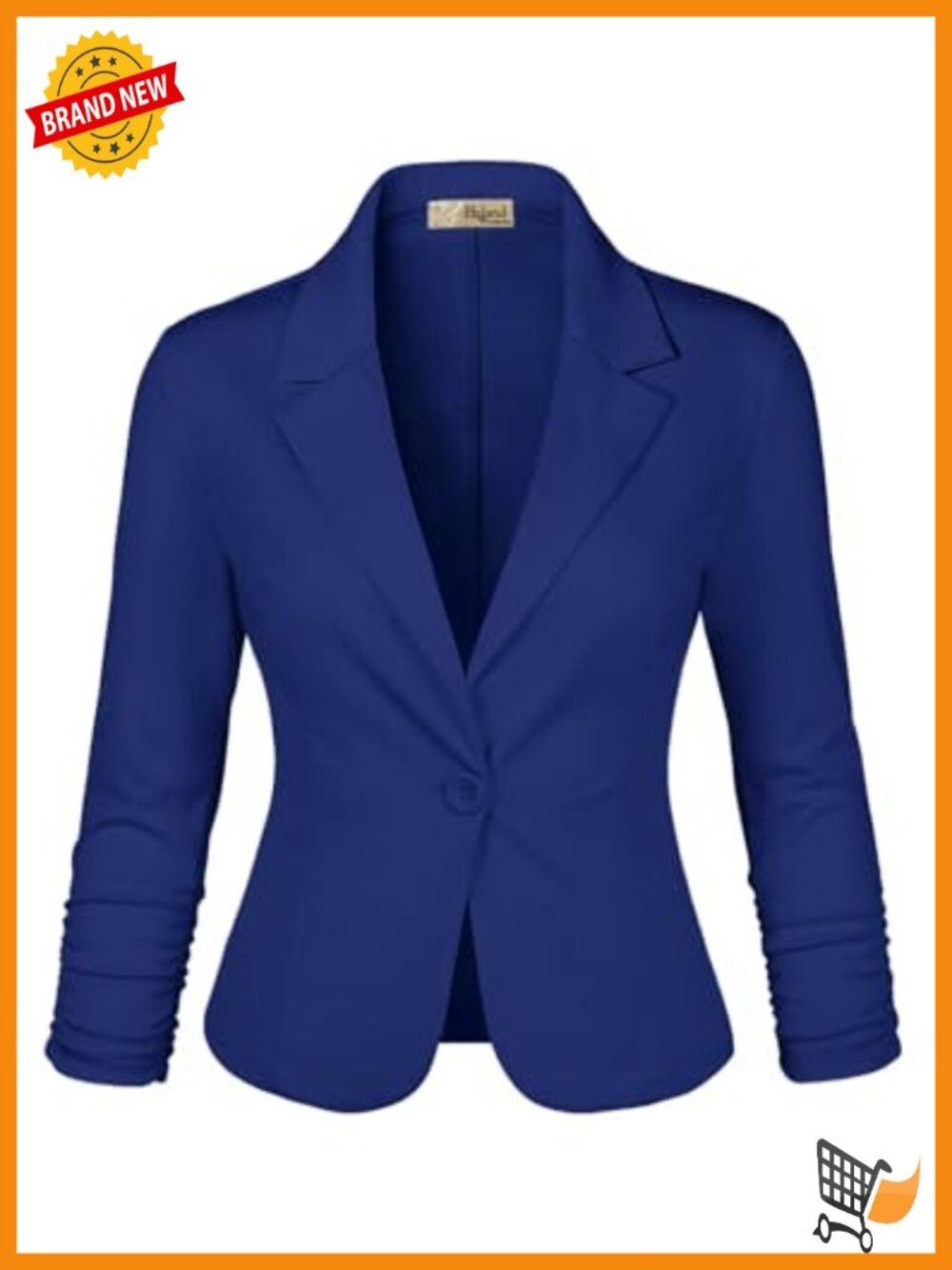 Lightweight Stretch Ponte Cardigan Blazer Jacket for Women Office Work